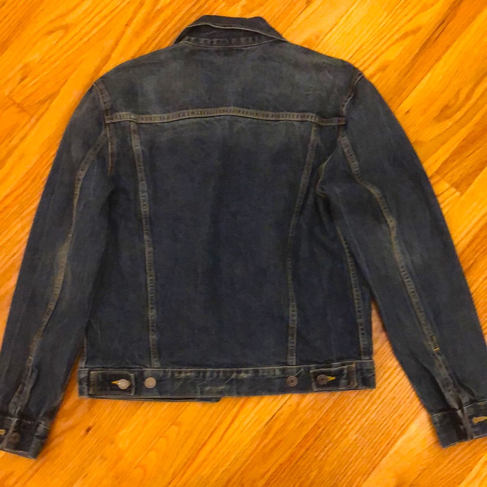 Gap | Classic Cotton Button Down Medium Wash Deni… - image 8